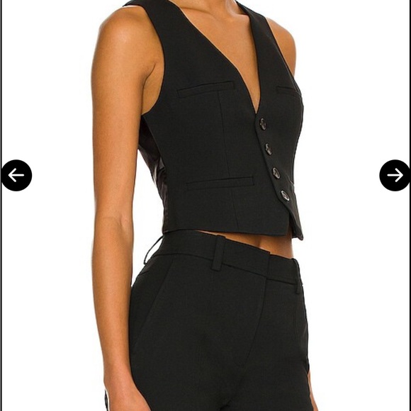 A.L.C. Huxton Vest in Black size 10. New with tags!!! - Picture 2 of 4